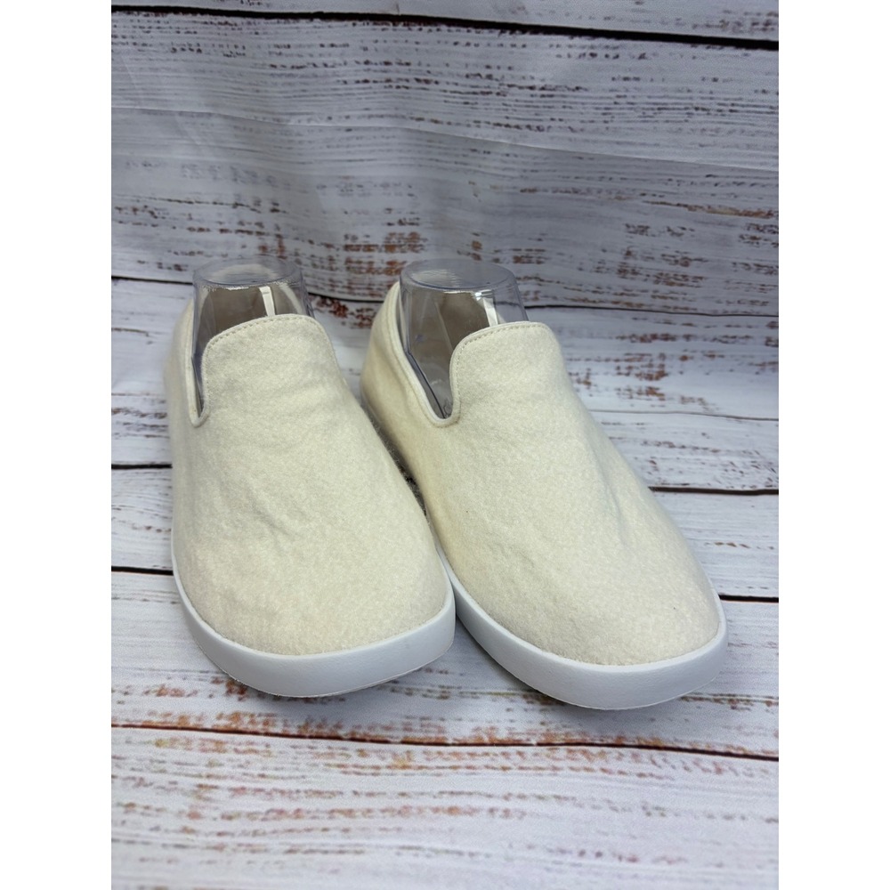 Allbirds Wool Loungers Cream White Slip On Sneakers Womens Size 9 No Insoles